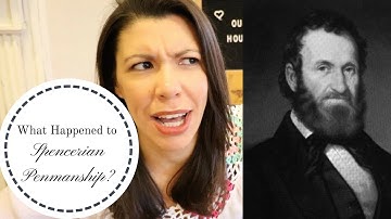 HOW TO USE SPENCERIAN PENMANSHIP & HISTORY