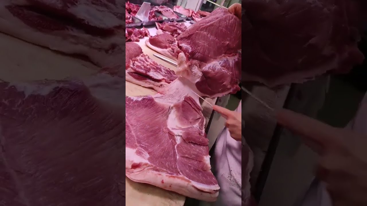 Very Fresh Pork Cutting Tips Butcher