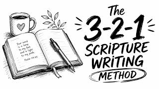 The 3-2-1 Scripture Writing Plan (That ACTUALLY Rewires Your Brain)