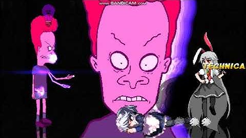 IKEMEN GO/Mugen: Turbo Mode Beavis VS Koumakan Reisen and Koumakan Sakuya