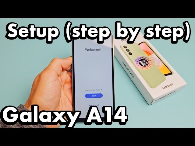 Galaxy A14: How to Setup (step by step) class=