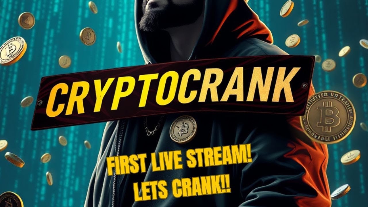 CryptoCrank First live stream! LETS CRANK IT UP! - YouTube