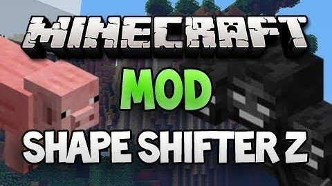 Minecraft Mod Showcase-Shape Shifter Z ~ w/Projective Games