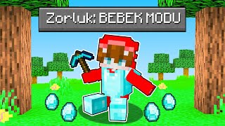 Minecraft'ı BEBEK MODU ile Oynadık!