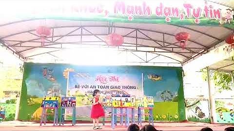 Lớp 5-6T A3 Trường Mầm non Quang Tiến. Bé với an toàn giao thông