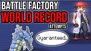 NEW Battle Factory WORLD RECORD Attempts! SURPRISE STREAM! | Pokemon Emerald