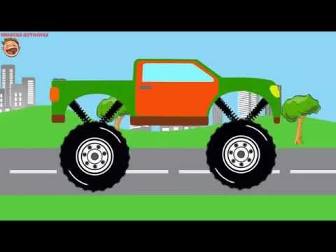 le-camion-monstre-|-assemblage-et-acrobaties-|-voitures-pour-les-enfants-|-dessin-animé
