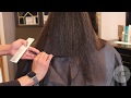 We cut 6 inches of  her Natural Hair | Silk Press