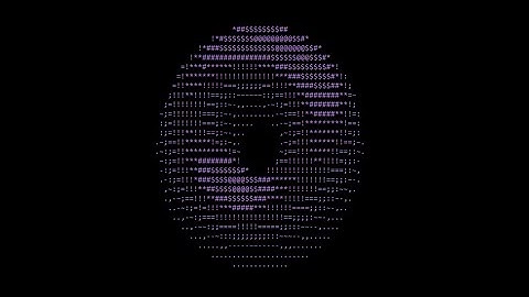 Spinning ASCII Donut | Github link #fyp #c #coding #animation #anime #gaming