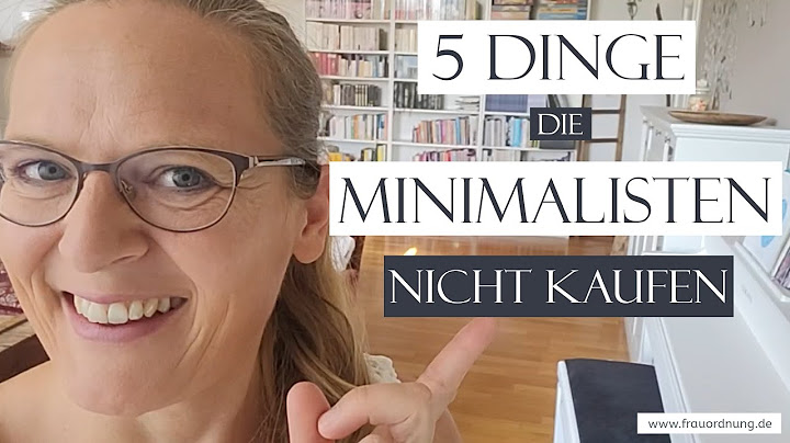 🤩 5 DINGE, die ein Minimalist NICHT mehr kauft (oder stark reduziert) 💰 👗 ...