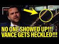 🚨JD Vance HECKLED in EMPTY STADIUM during Speech