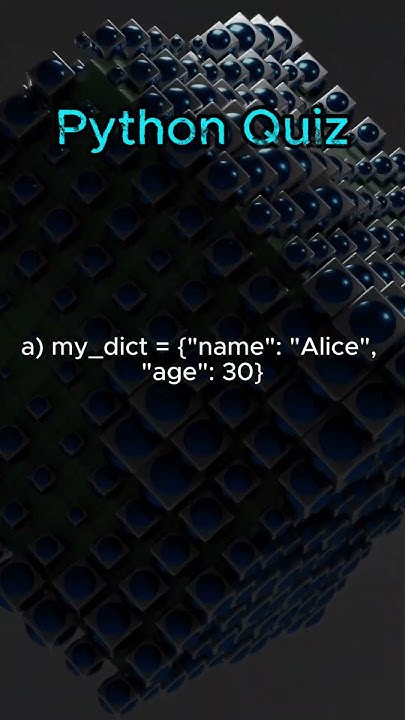 Python Questions - Quiz #python #pythonprogramming #interview - YouTube