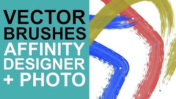 Vector BRUSHES in Affinity Photo / Affinity Designer Tutorial | How To