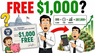 The Government Just Launched a FREE $1,000 Account For Your Kid — Here's The Real Math