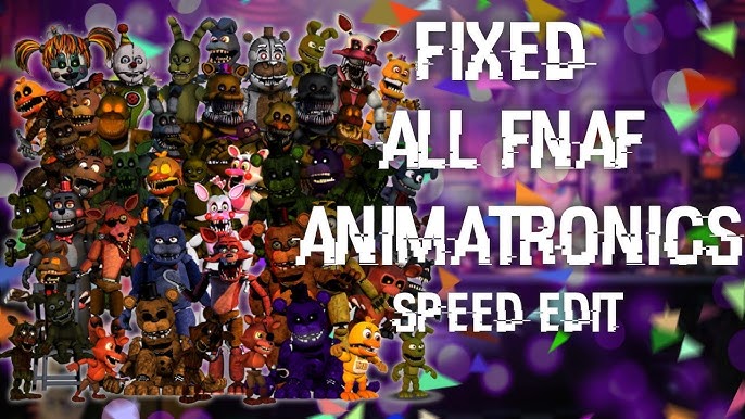 Speed Edit FNaF Animatronics Fixed Springtrap by Creation03 on DeviantArt