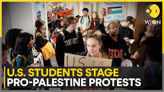 US Pro-Palestine protests: Disruptions at US graduation ceremonies | WION