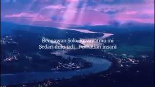 「梭羅河畔」-  印尼民謠 'BENGAWAN SOLO' - Lagu Merakyat Indonesia Versi Mandarin (Teks bahasa indonesia)