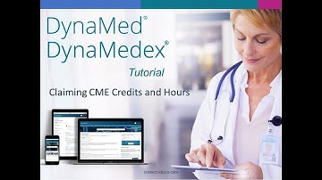 DynaMed/DynaMedex - Claiming CME Credits and Hours - Tutorial