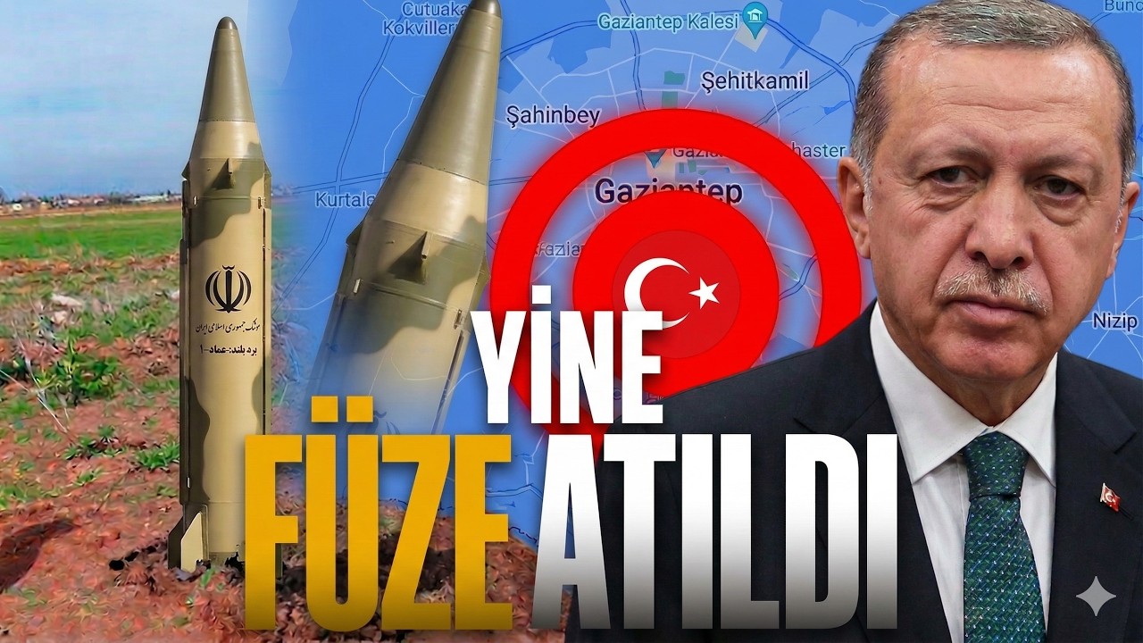 TÜRKİYE'YE YİNE FÜZE ATILDI!