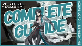 Complete Meng Zhang Guide for Beginners | Aether Gazer