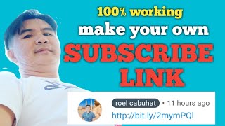 How to make automatic YouTube SUBSCRIBE LINK 2020 // 100% working