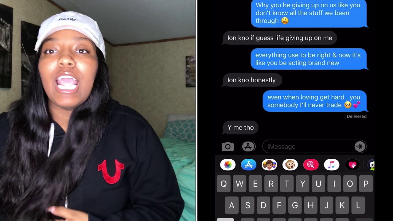 LYRIC PRANK ON MY EX - YouTube