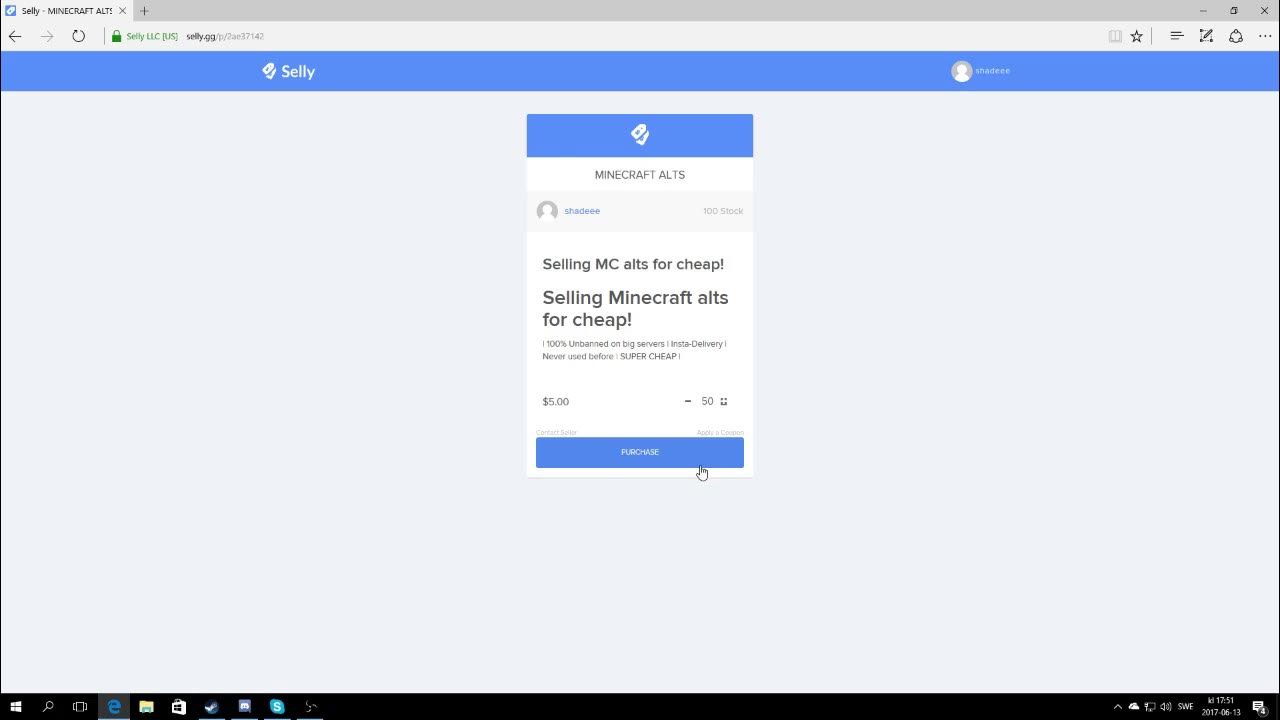 Selling Minecraft Alts for cheap!! - YouTube