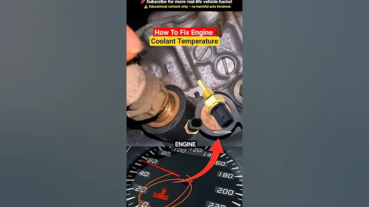 How To Fix Engine Coolant Temperature Sensor #coolant #temperature #diy