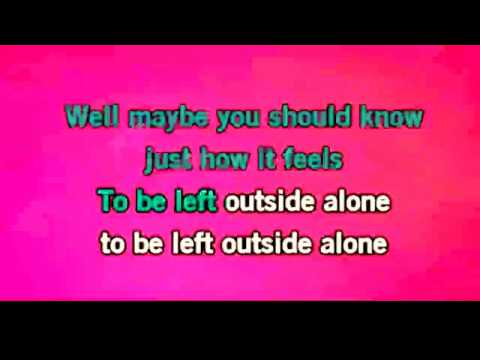 Anastacia - Left Outside Alone (Karaoke/Instrumental)