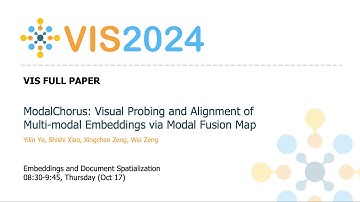 ModalChorus: Visual Probing and Alignment of Multi-modal Embeddings via Modal Fusion Map - Fast For