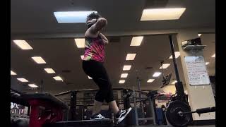 Patrick step-ups with back rack weight