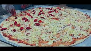 Dew Pizzeria 70 cm Large Pizza  | Best Pizza in Town    |  Available in Khobar ??