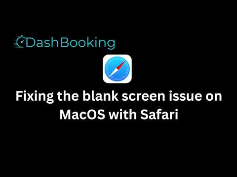 White Screen MacOS using Safari