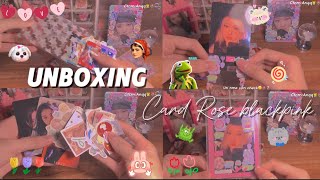 Unboxing card Rose BlackPink🐯🌷✨|lieeuj cis xinh hong ta-?|#Xh #Xh #Xh #Xh