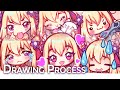 【Timelapse】Emotes for Crimsons (Clip Studio Paint)