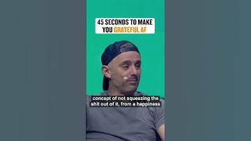 45 seconds to make you GRATEFUL AF #shorts