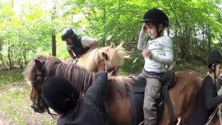 Ridetur hos Søren og Anne