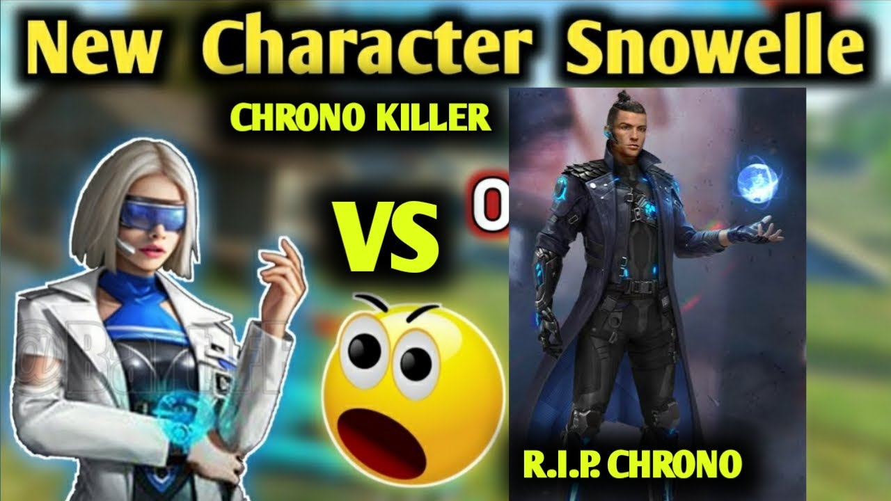 New Character Snowelle Ability | Free Fire New Character Snowelle Skill. || CHRONO DJ ALOK KILLER