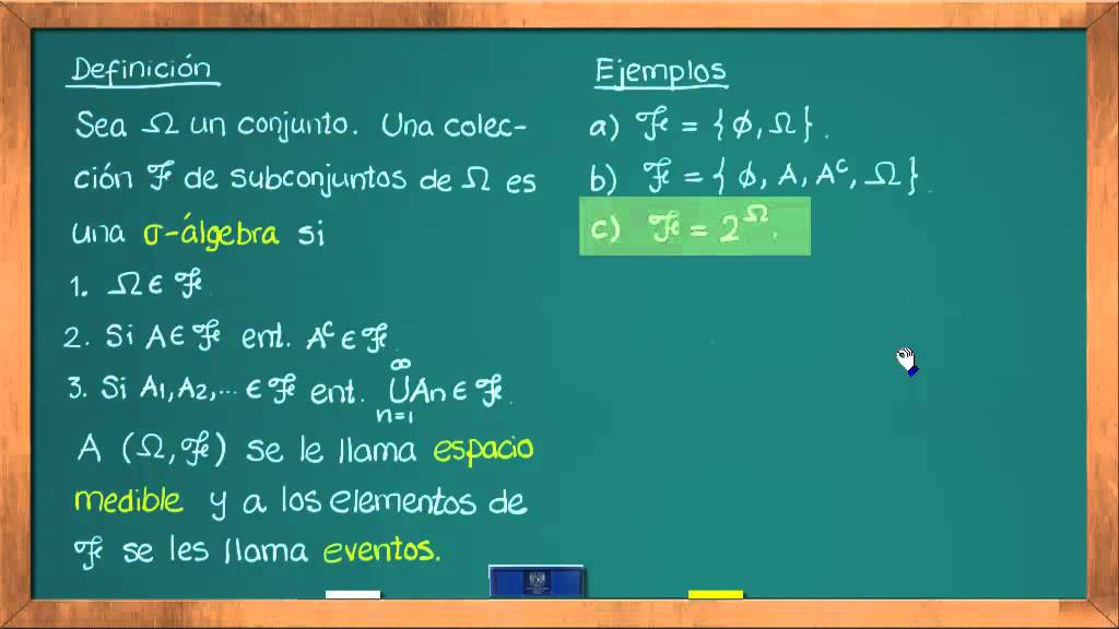 0626 Sigmas álgebras probabilidad y estadistica