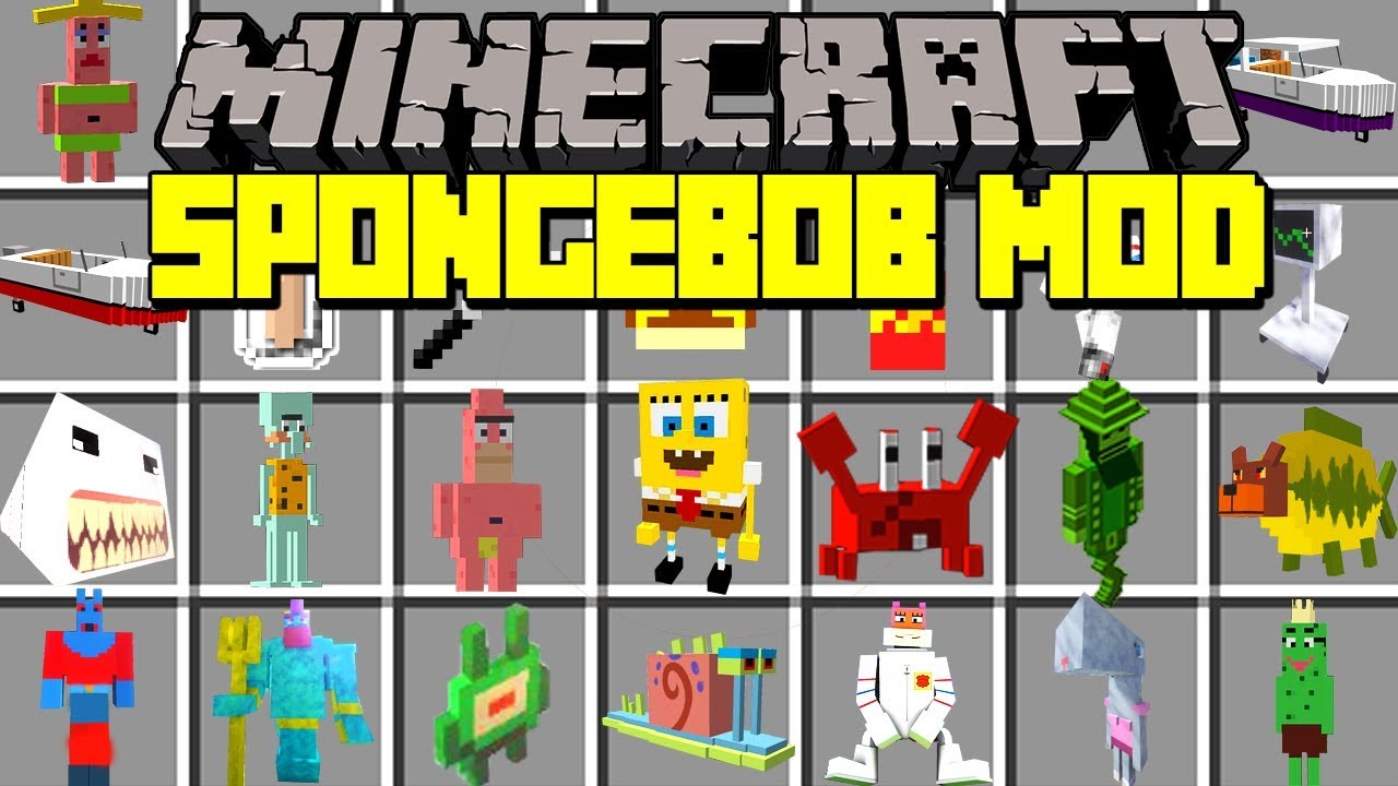Minecraft Spongebob Mod New Minecraft Mod