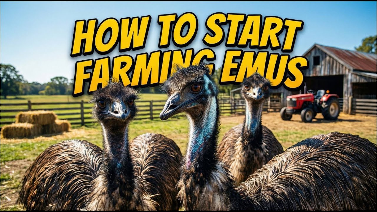 How To Start Farming Emus: The Complete Beginner’s Guide - YouTube