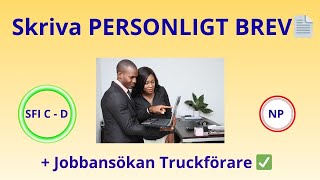 đPersonligt brev SFI CâD âïž Jobbansökan steg för steg I FĂ€rdig ansökan (Truckförare) đPersonligt brev SFI CâD âïž Jobbansökan steg för steg I FĂ€rdig ansökan (Truckförare)