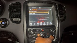 Dodge Durango U Connect Radio Hidden Feature Dealer Mode????