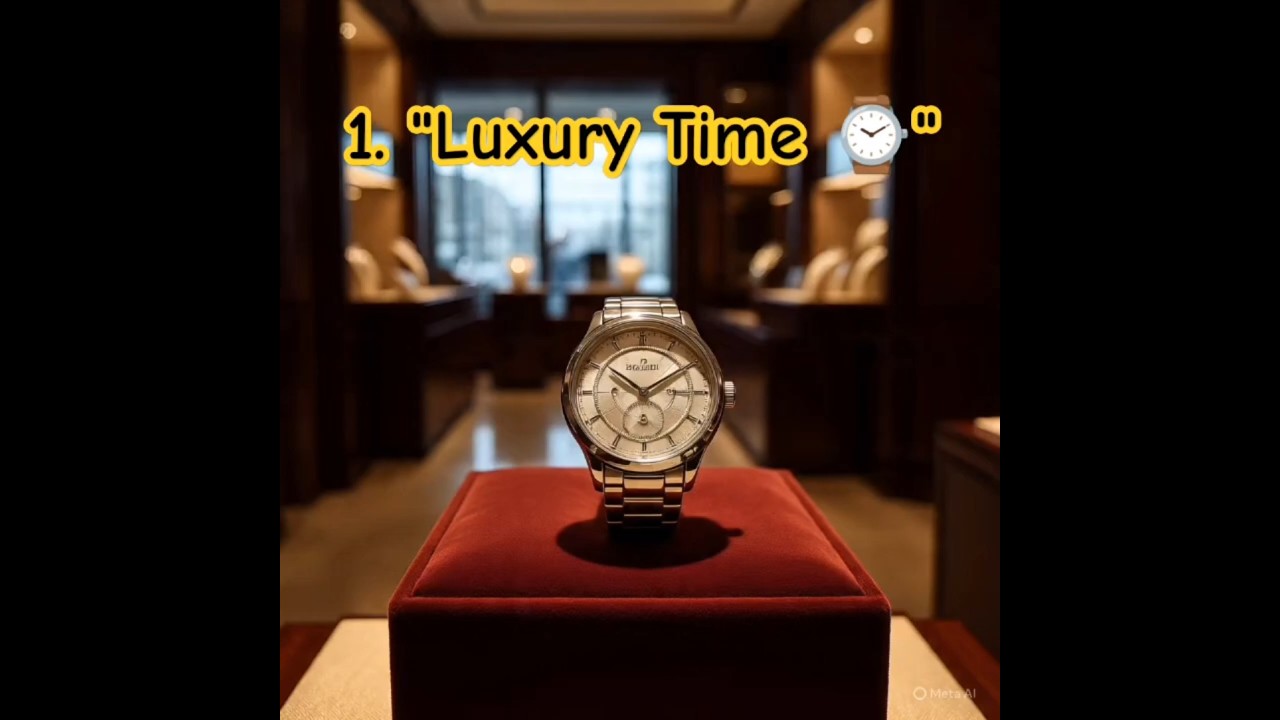 ⌚ "This watch is 🔥"Luxury in every tick 