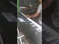 harmonium play on keyboard