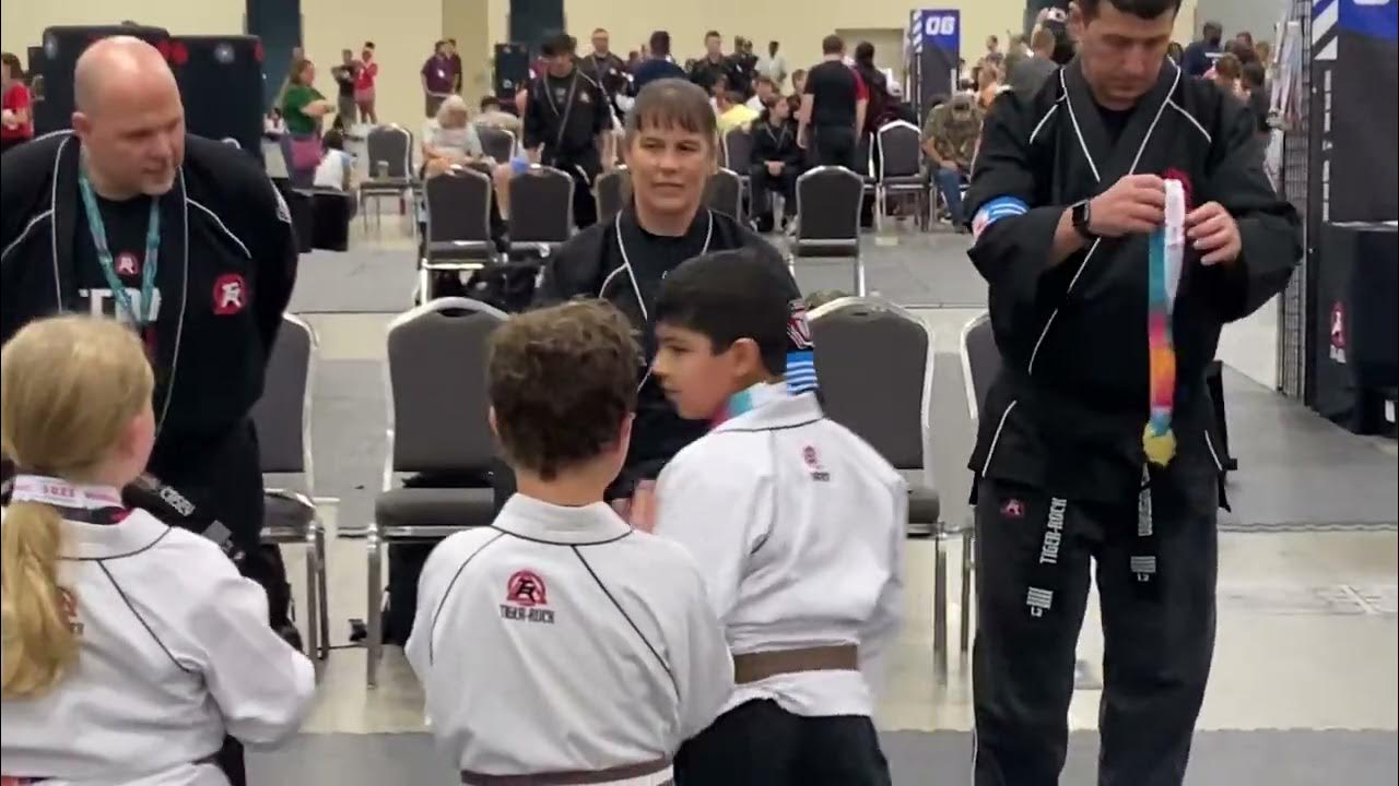 Tiger rock national championship sparring medals YouTube