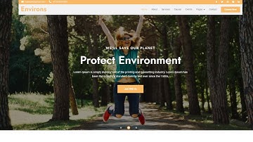 How to make a Environmental save campaign website in html css and Javascript | Source code