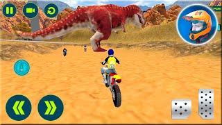 Offroad Dino Escape - Heavy Bike Racing Game - Android Gameplay screenshot 5