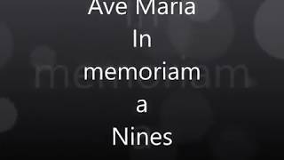 Ave María de Francisco Javier López. In memoriam a Nines