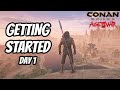 Day 1 on a pvp server  conan exiles